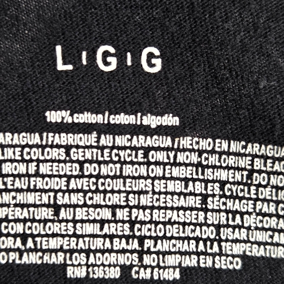 Fanatics Black White Silver NFL Fly Eagles 2022 Conference Champs T Shirt Large - Picture 5 of 6